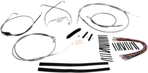 Magnum 589292 Stainless Steel XR Handlebar Installation Kit for 15-17in. Ape