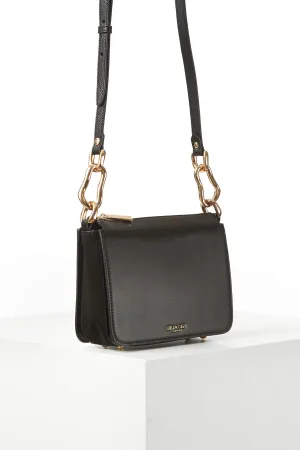 Margarita Black Zip Top Crossbody