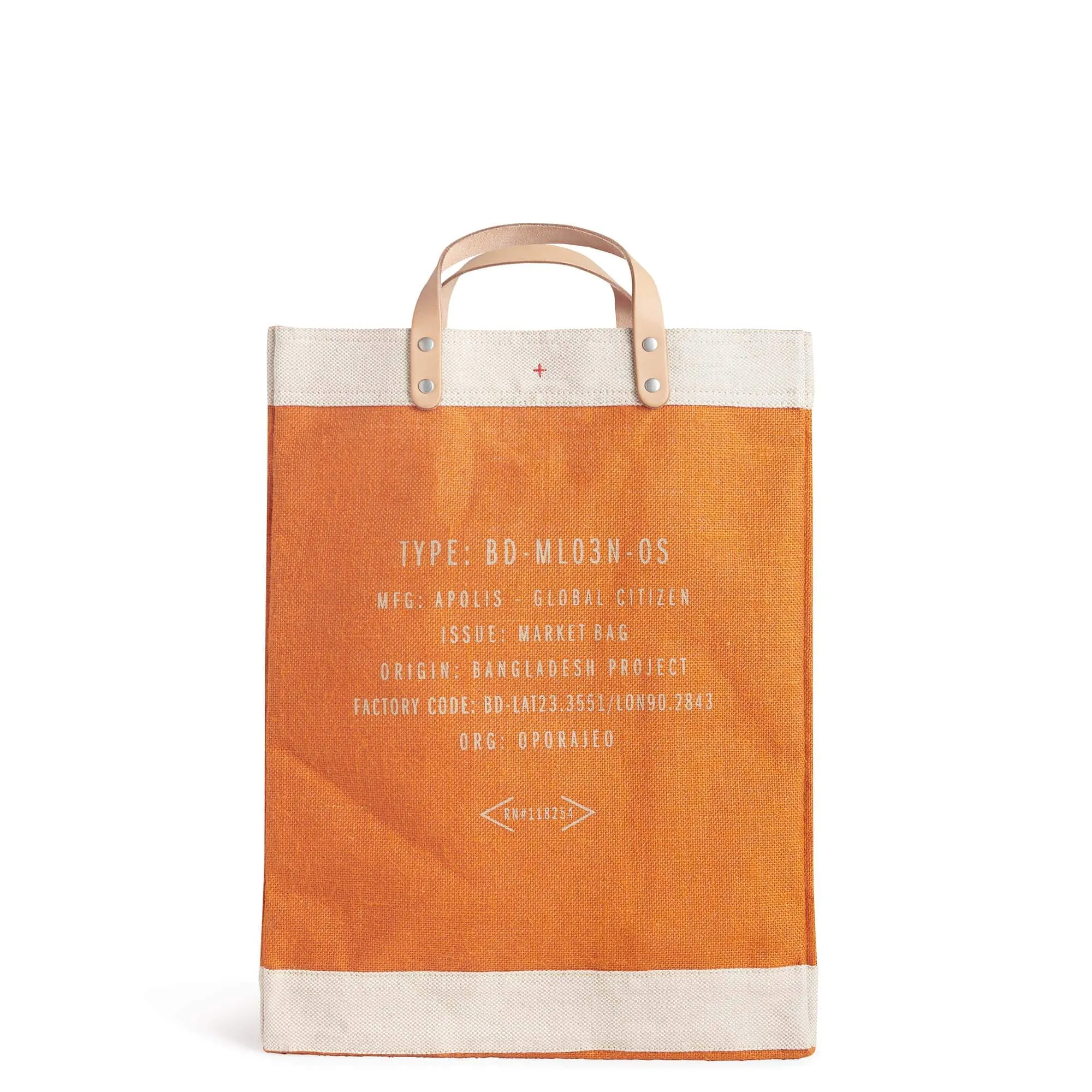 Market Bag in Citrus (003OR) | Estimated Delivery: April 2025