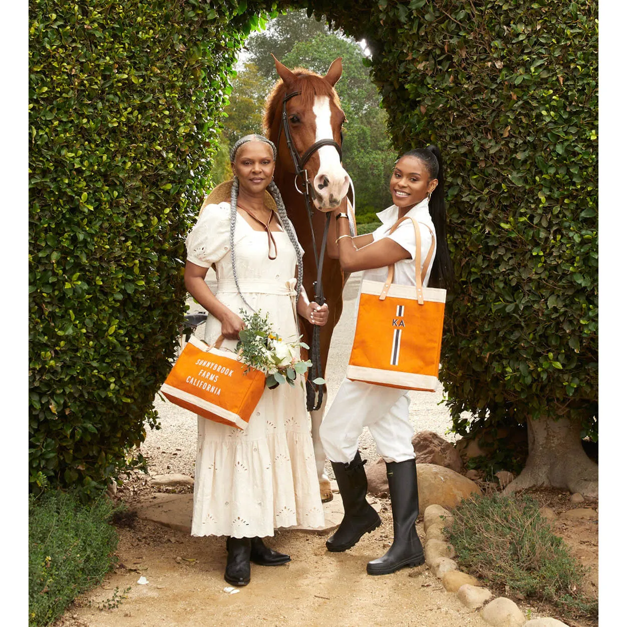 Market Bag in Citrus (003OR) | Estimated Delivery: April 2025