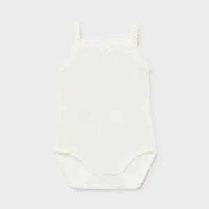 Mayoral Basic Strapped Bodysuit Off-White