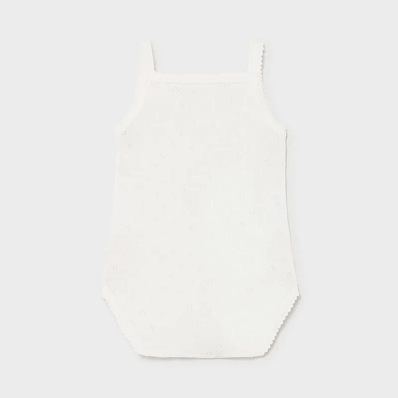 Mayoral Basic Strapped Bodysuit Off-White