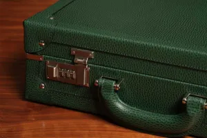 Medium Collectors Briefcase - Hunter Green