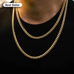 Miami Cuban Link Chain in Yellow Gold (6mm)