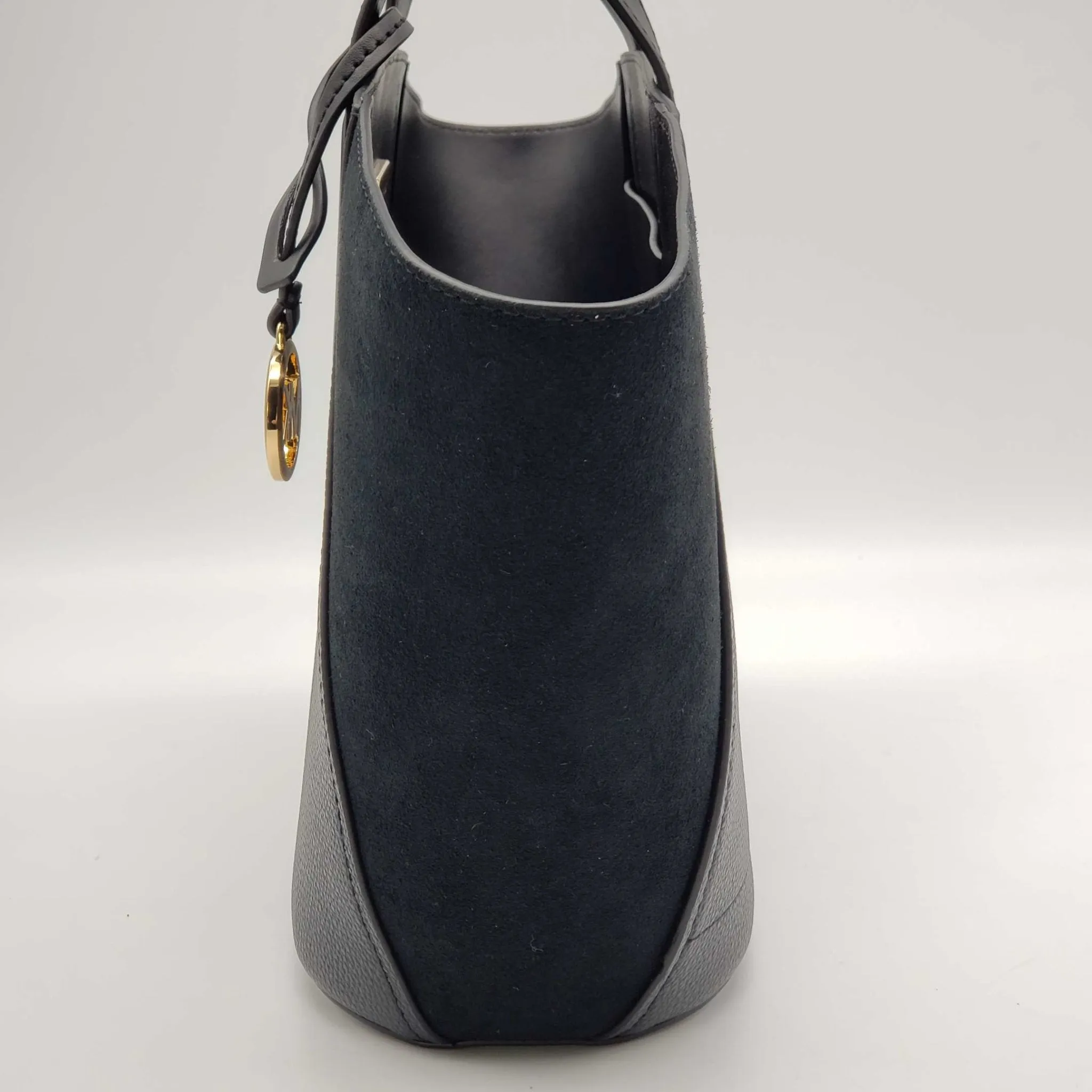 Michael Kors Portia Black Leather Tote Bag