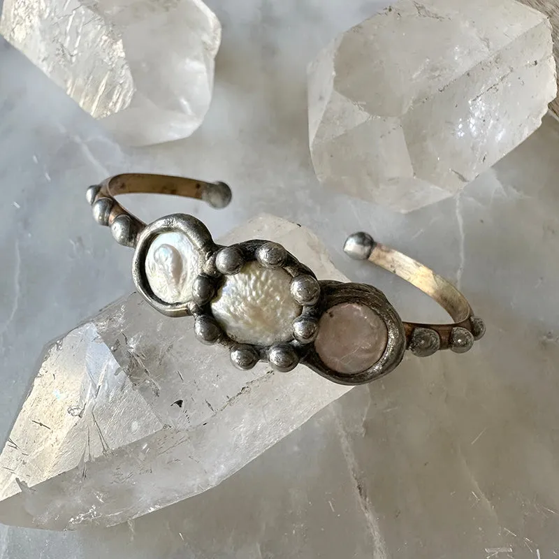Mikal Winn Coin Pearl Cuff