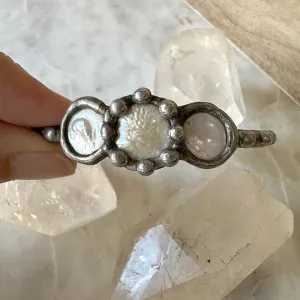 Mikal Winn Coin Pearl Cuff