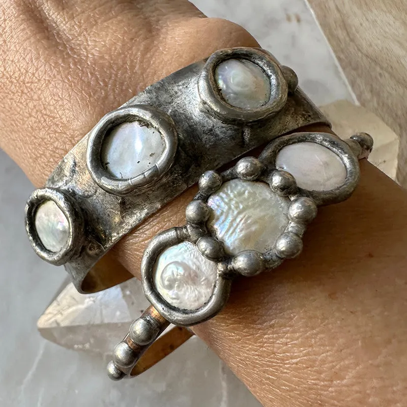 Mikal Winn Coin Pearl Cuff