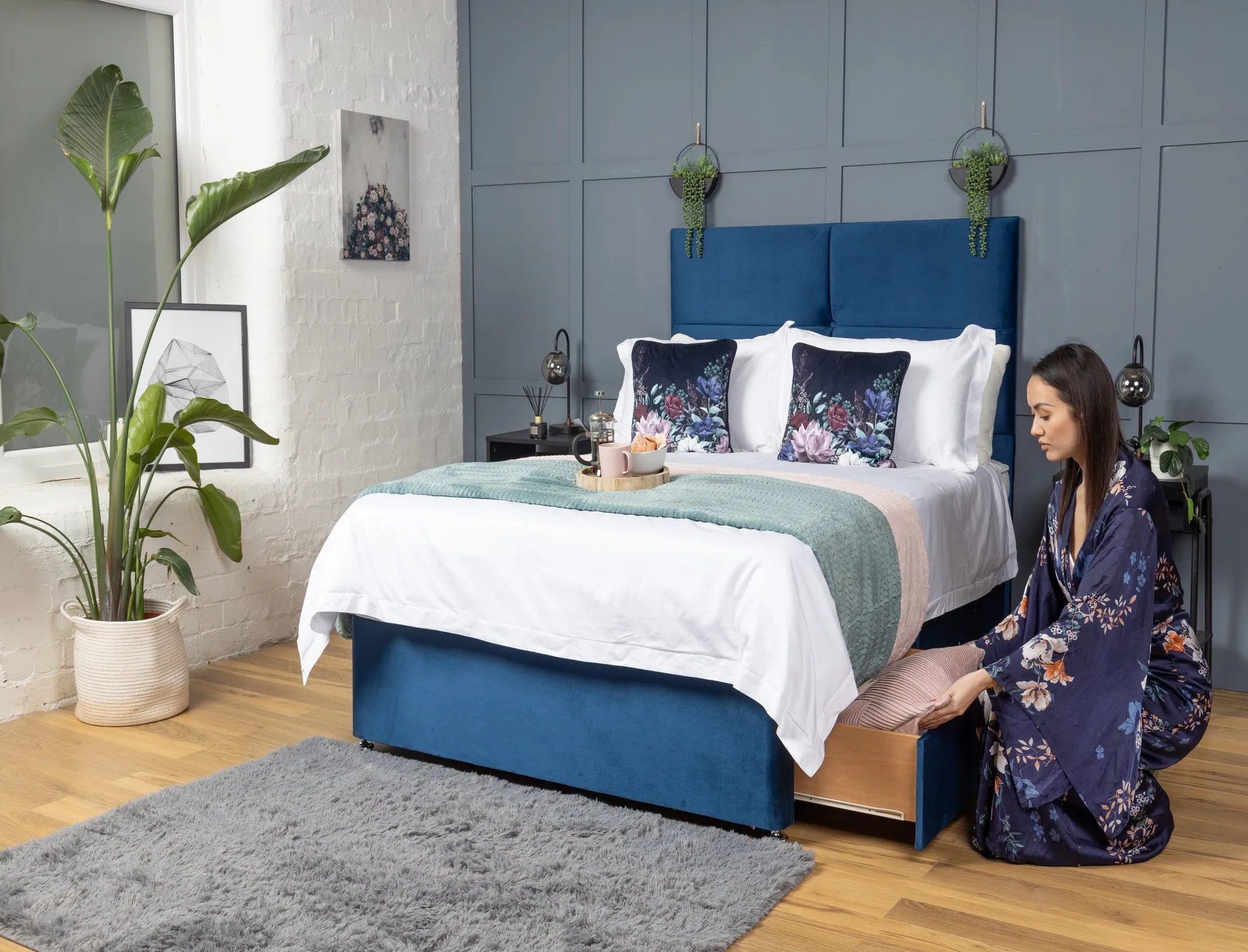 Milan Divan Bed Set With Mattress Options
