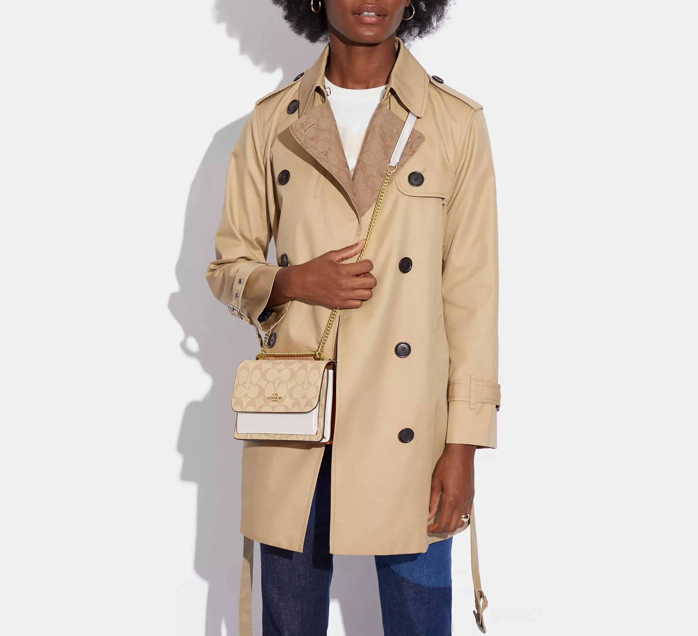 Mini Klare Crossbody In Signature Canvas