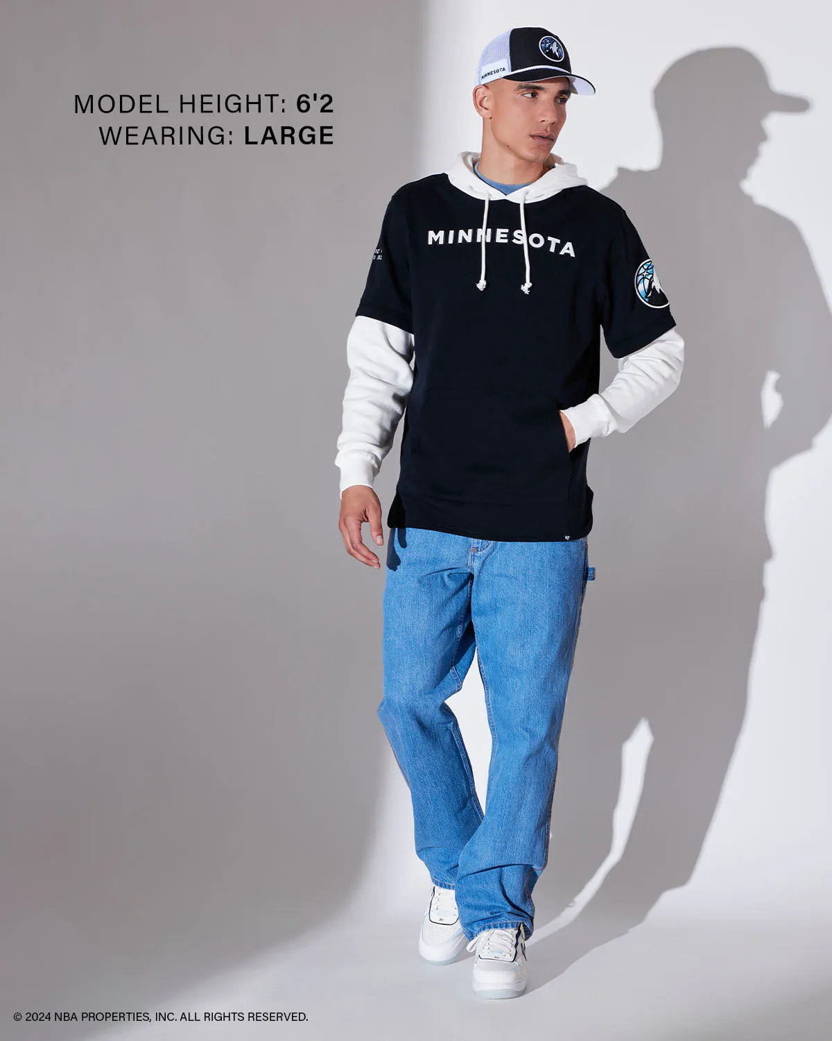 MINNESOTA TIMBERWOLVES CITY EDITION TRIFECTA '47 SHORTSTOP HOOD