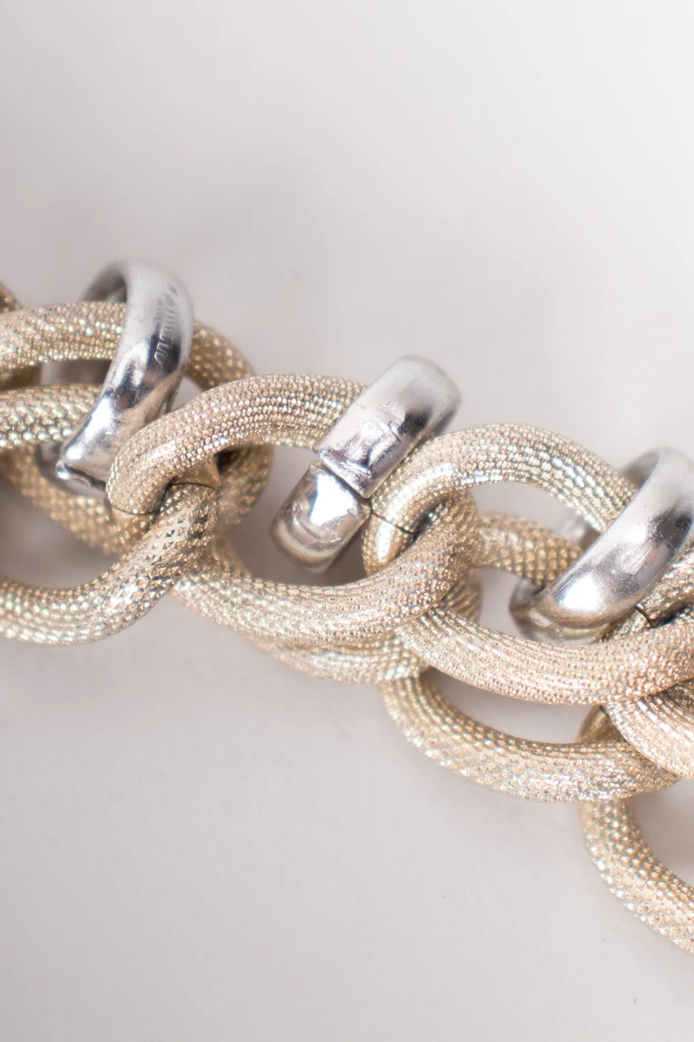 Mixed Metal Chain Bag
