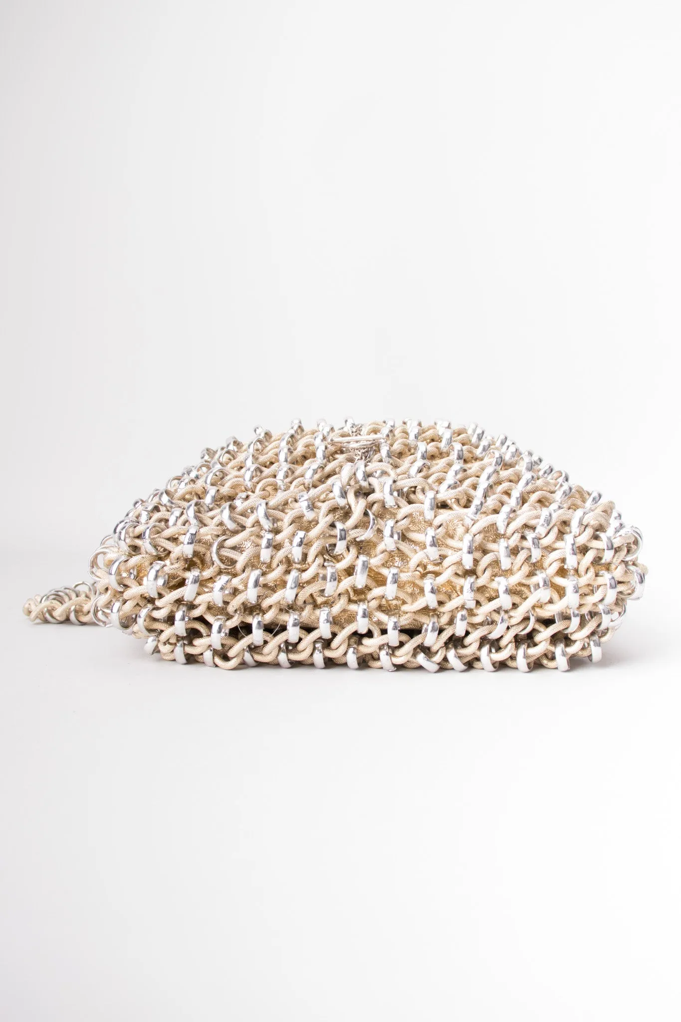 Mixed Metal Chain Bag