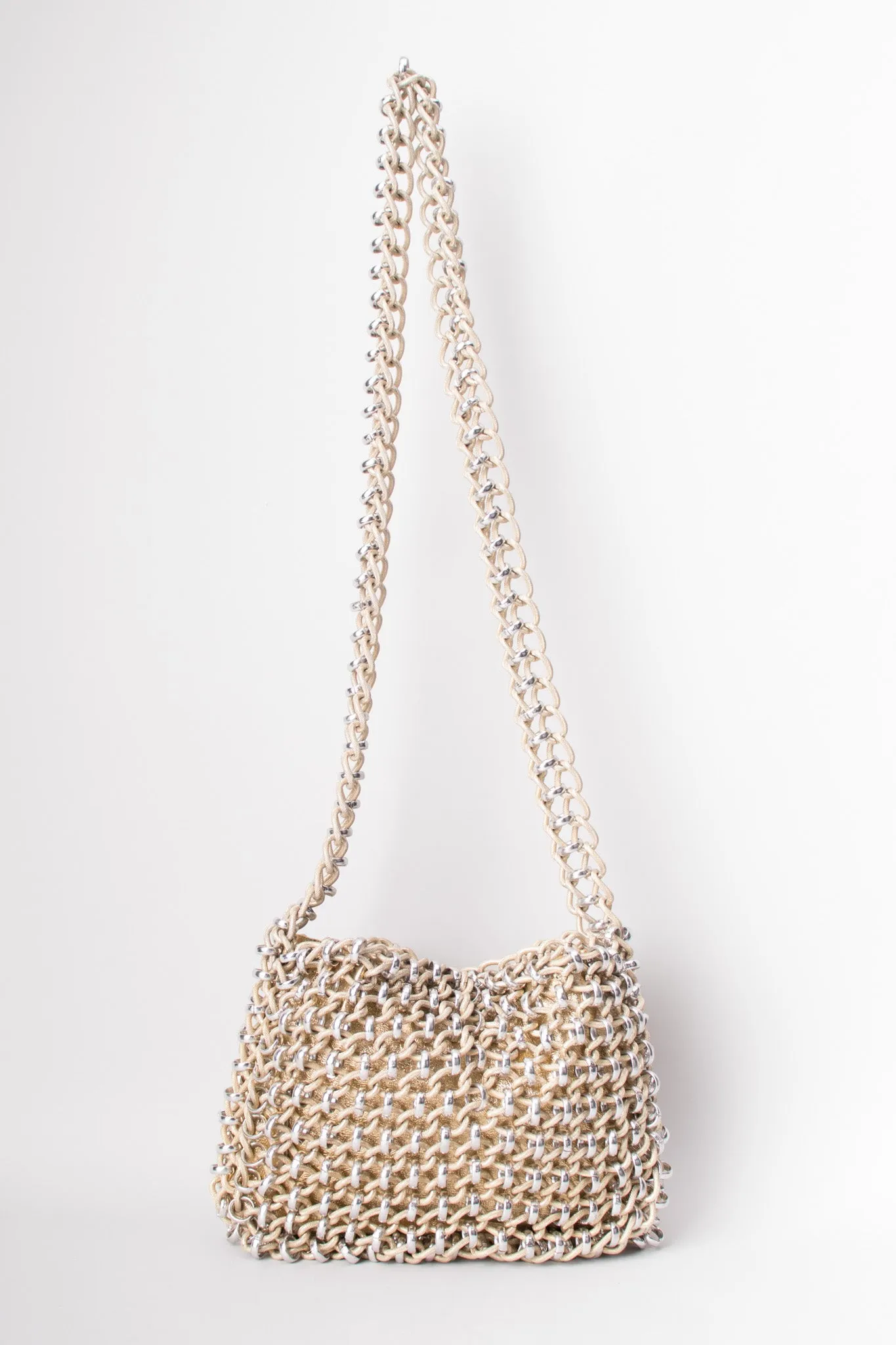 Mixed Metal Chain Bag