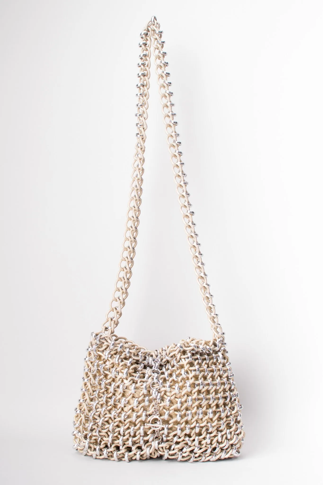 Mixed Metal Chain Bag