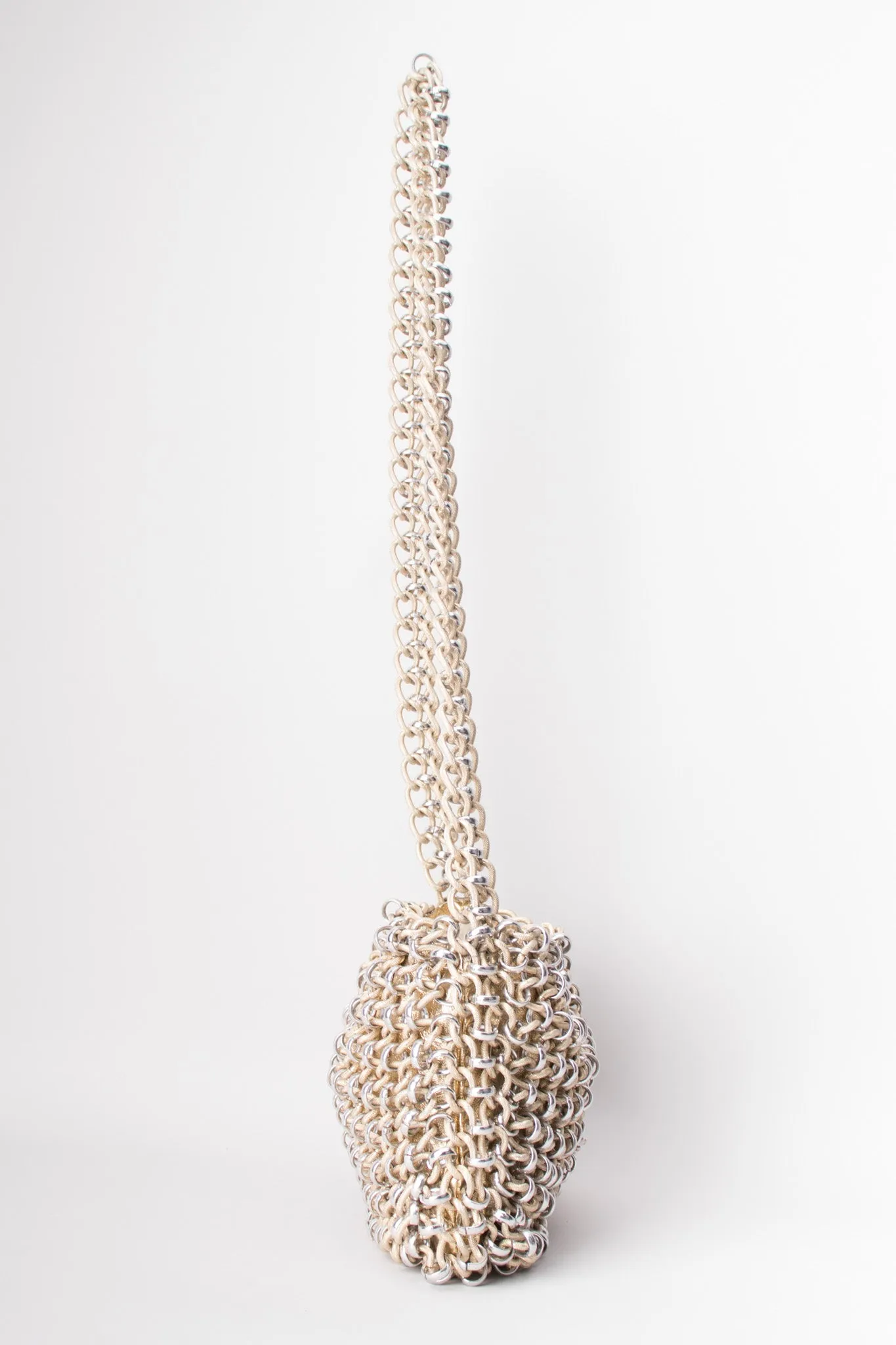 Mixed Metal Chain Bag
