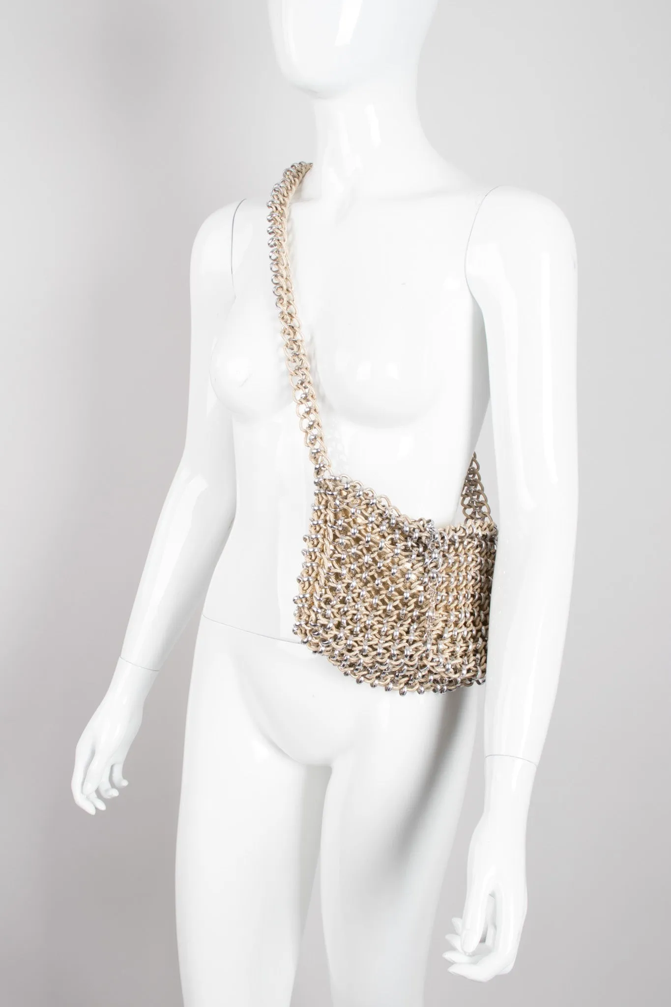 Mixed Metal Chain Bag