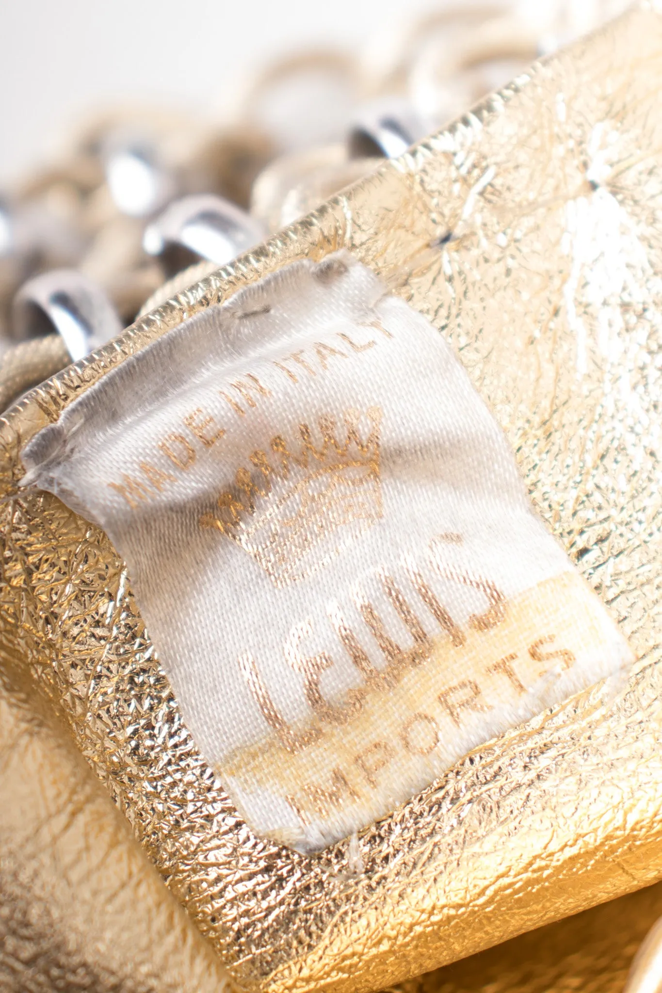 Mixed Metal Chain Bag
