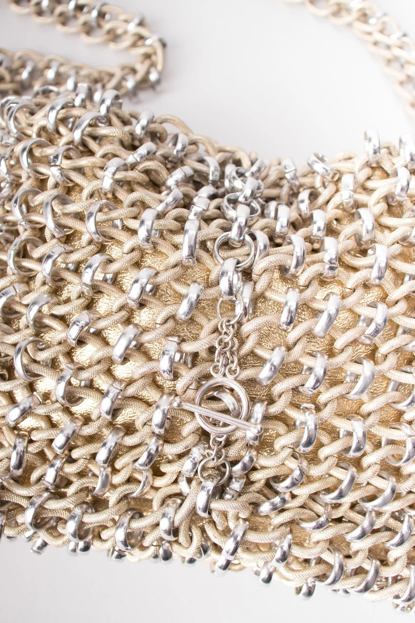 Mixed Metal Chain Bag
