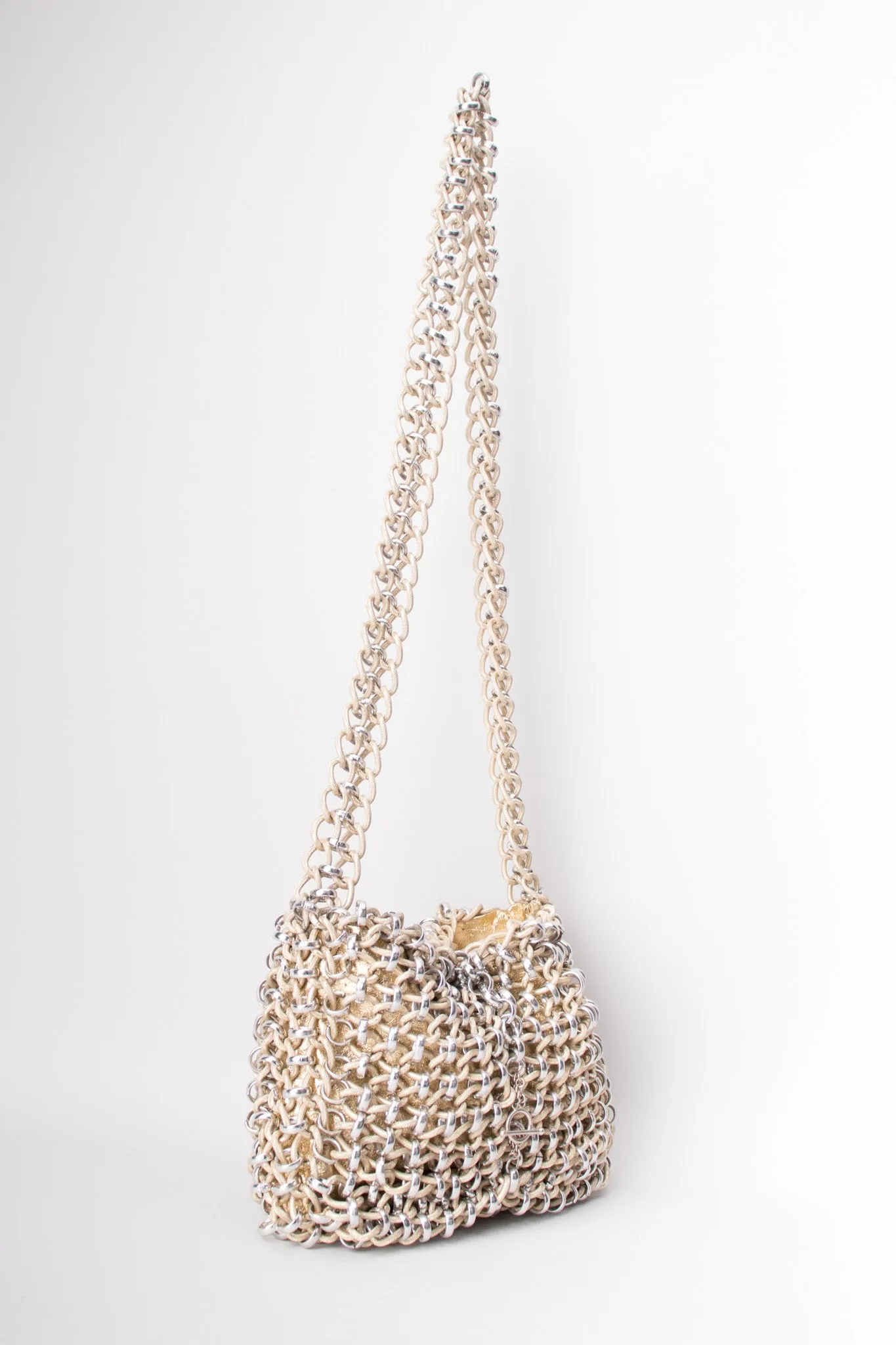 Mixed Metal Chain Bag