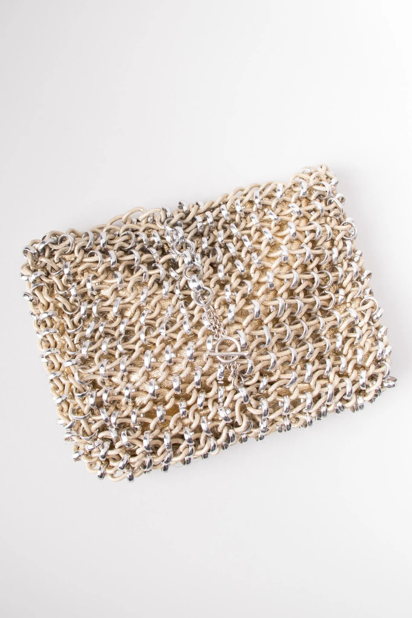 Mixed Metal Chain Bag