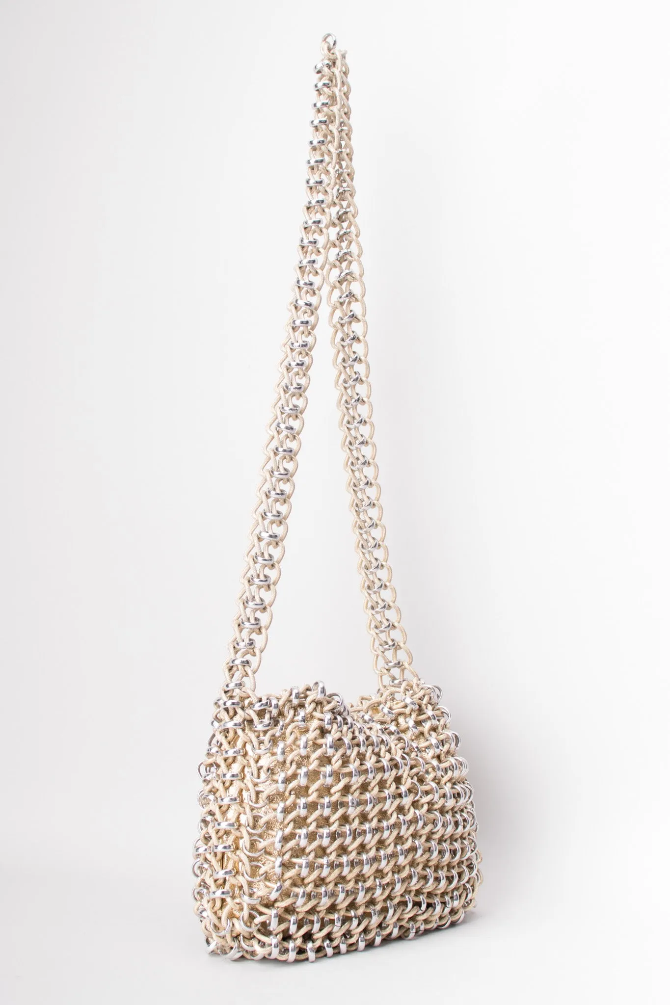 Mixed Metal Chain Bag