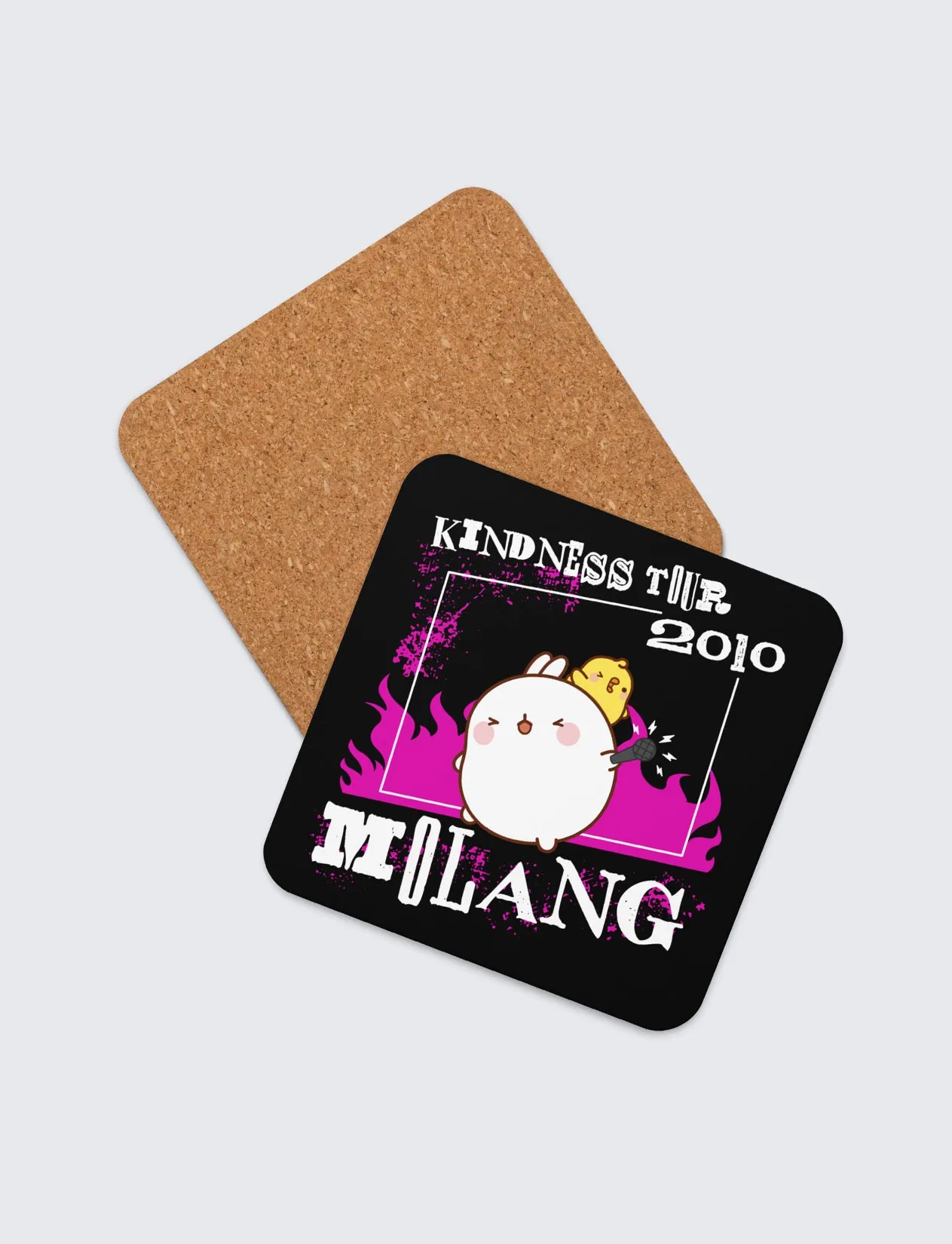 Molang Rock Glass Coaster