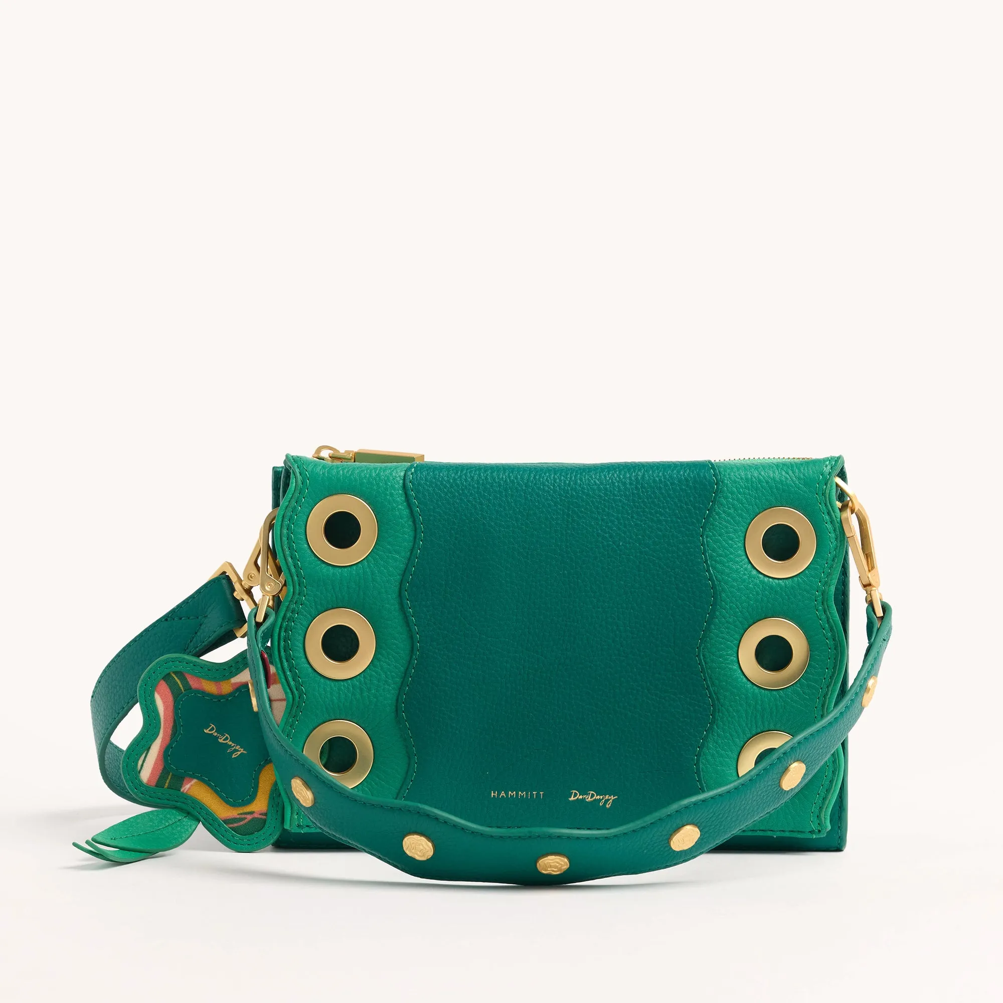 Montana Clutch | Wavy Dazey/Brushed Gold Dazey Rivet | Sml