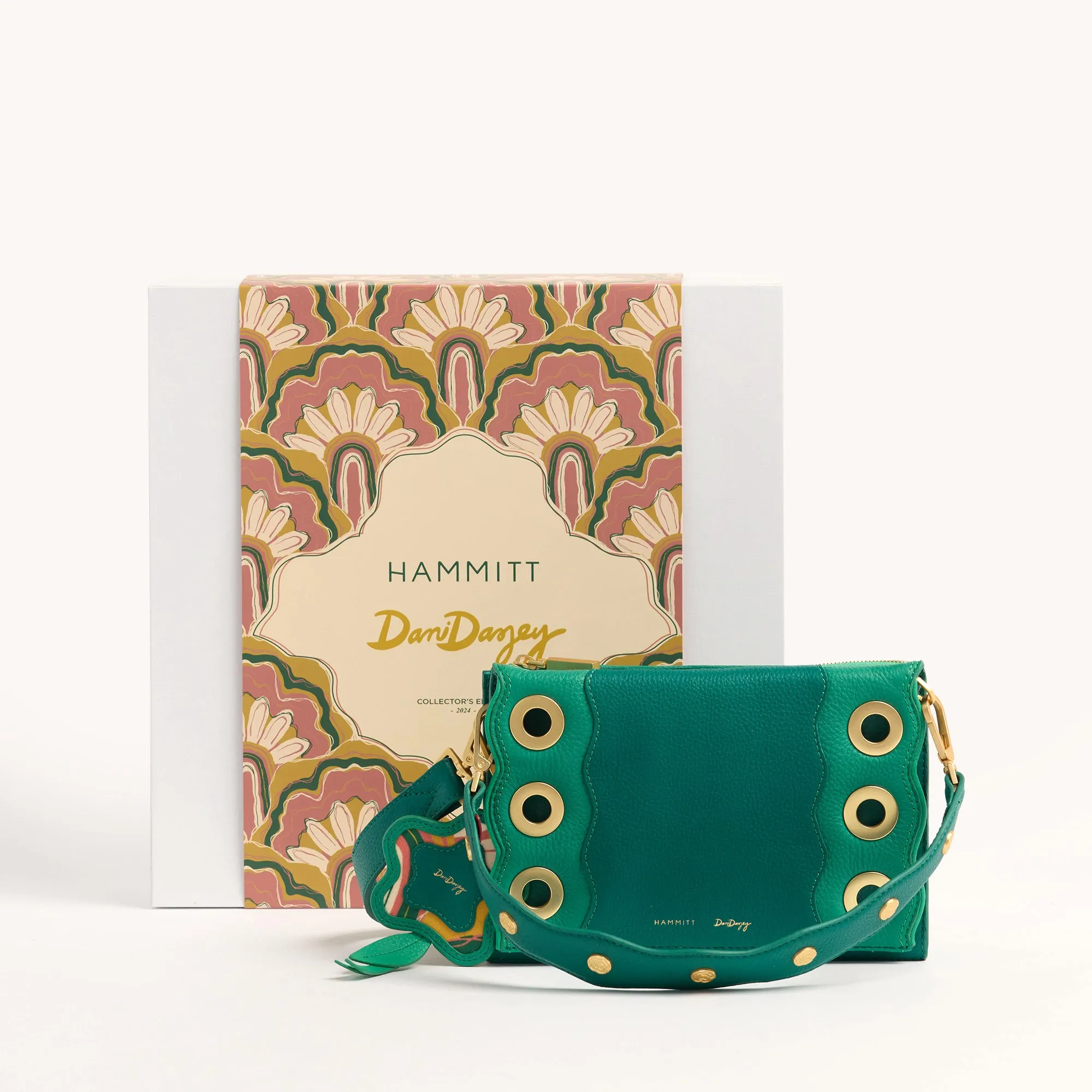 Montana Clutch | Wavy Dazey/Brushed Gold Dazey Rivet | Sml