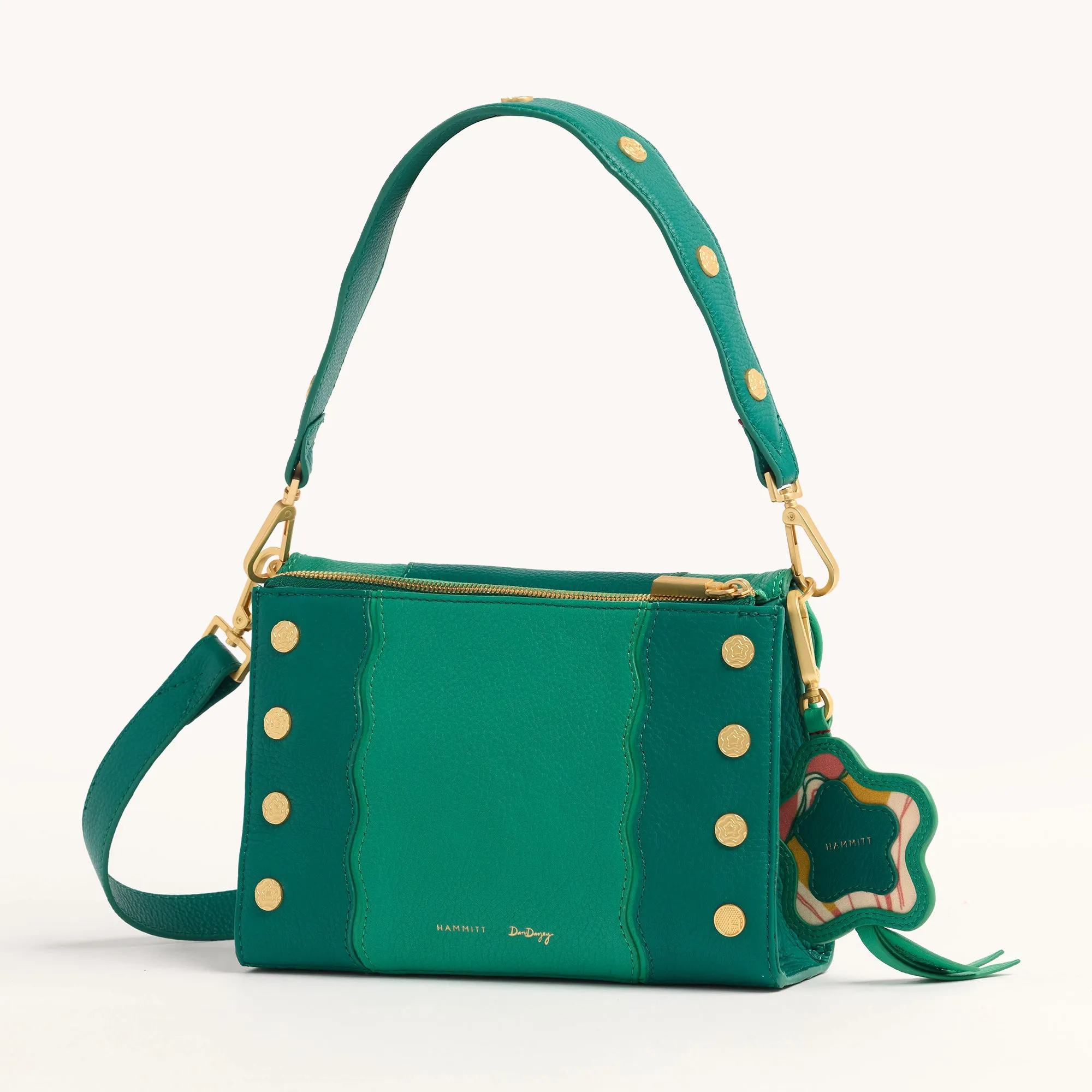Montana Clutch | Wavy Dazey/Brushed Gold Dazey Rivet | Sml