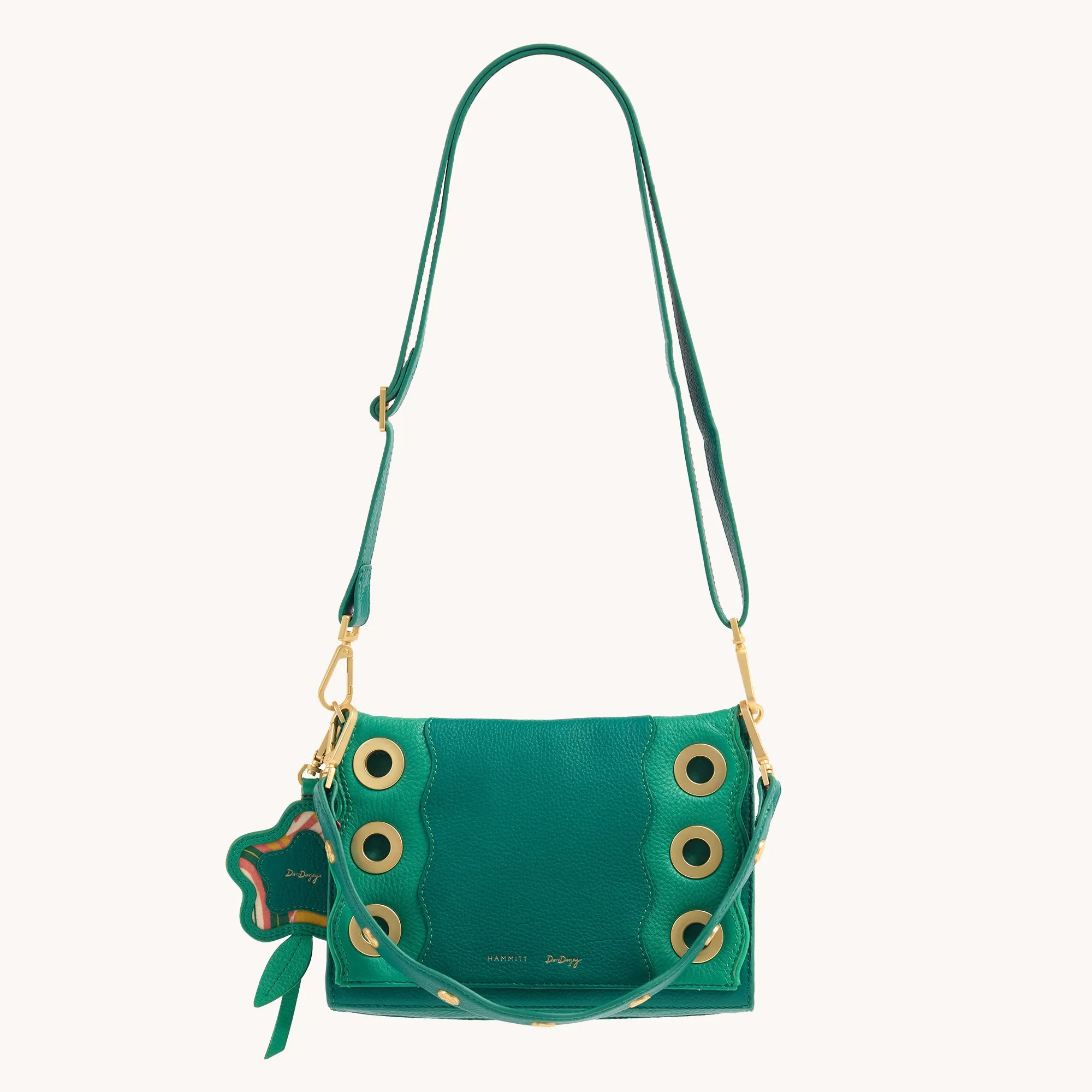 Montana Clutch | Wavy Dazey/Brushed Gold Dazey Rivet | Sml