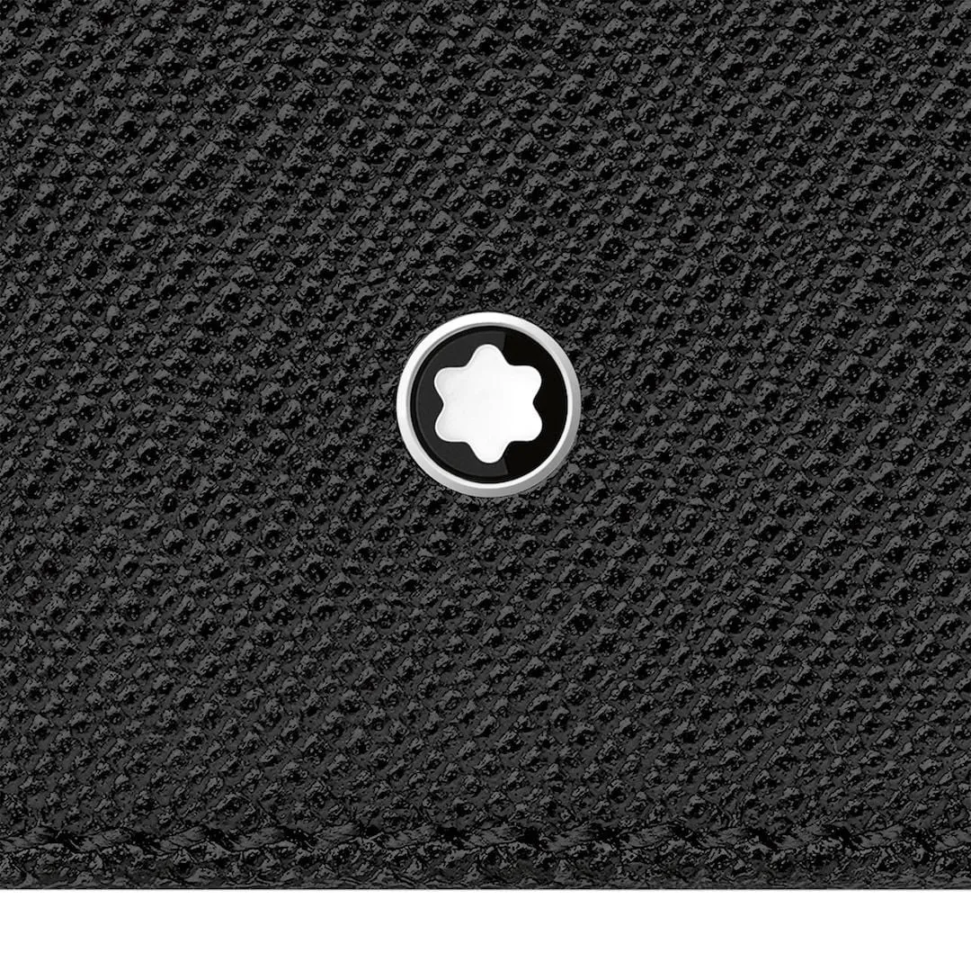 Montblanc Black Leather Sartorial 8cc Wallet