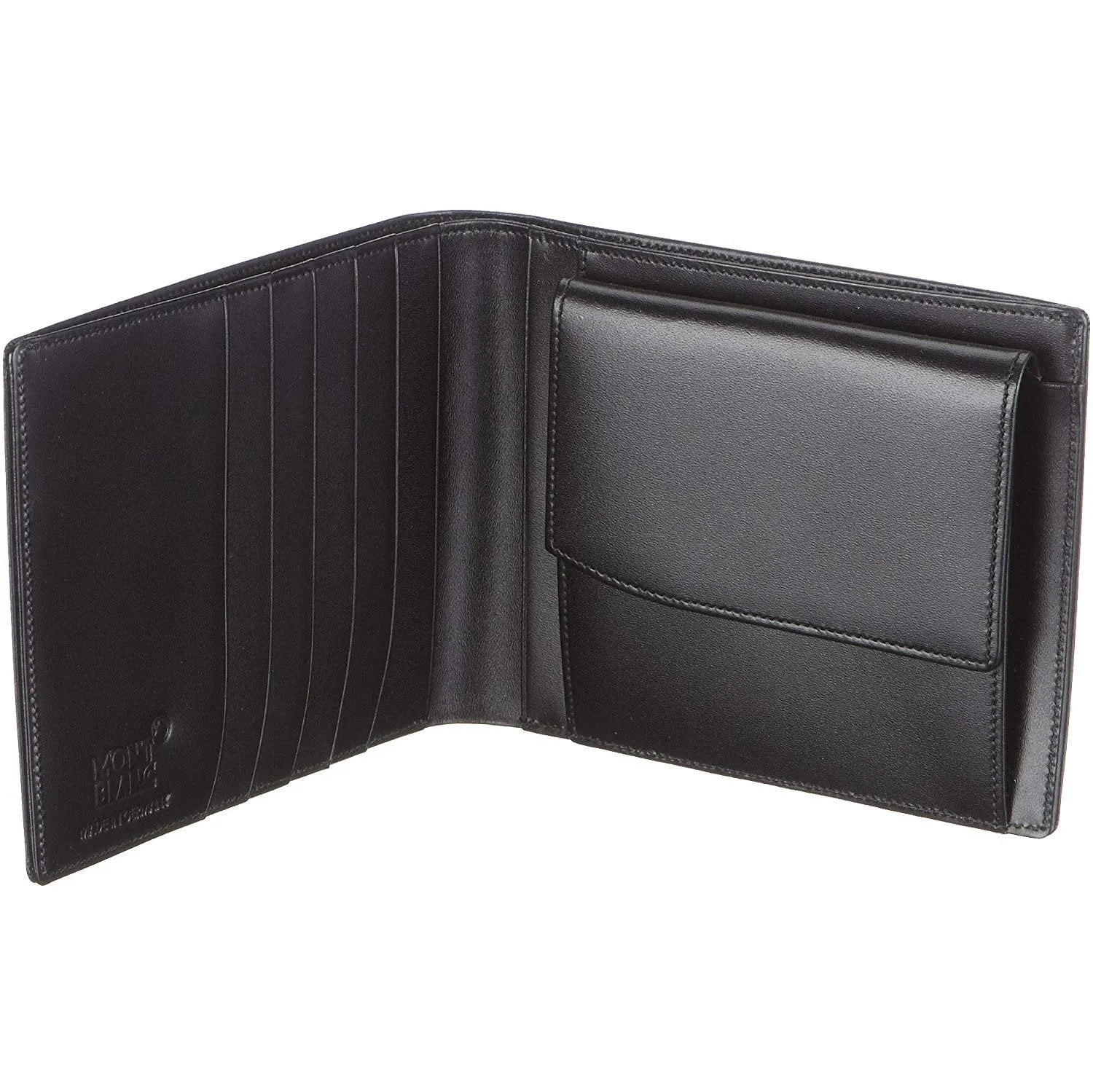 Montblanc large portfolio 5 compartments with door -to -the -blackstück blacks 14103