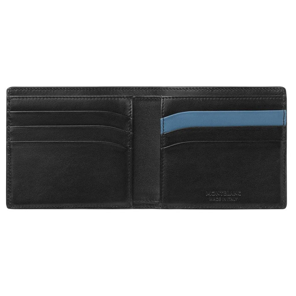 Montblanc Portfolio 6 Meisterstück Soft Grain black/blue dyspress 127326