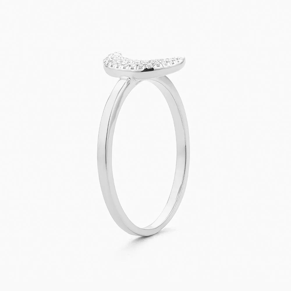 Mooning Over You Statement Ring