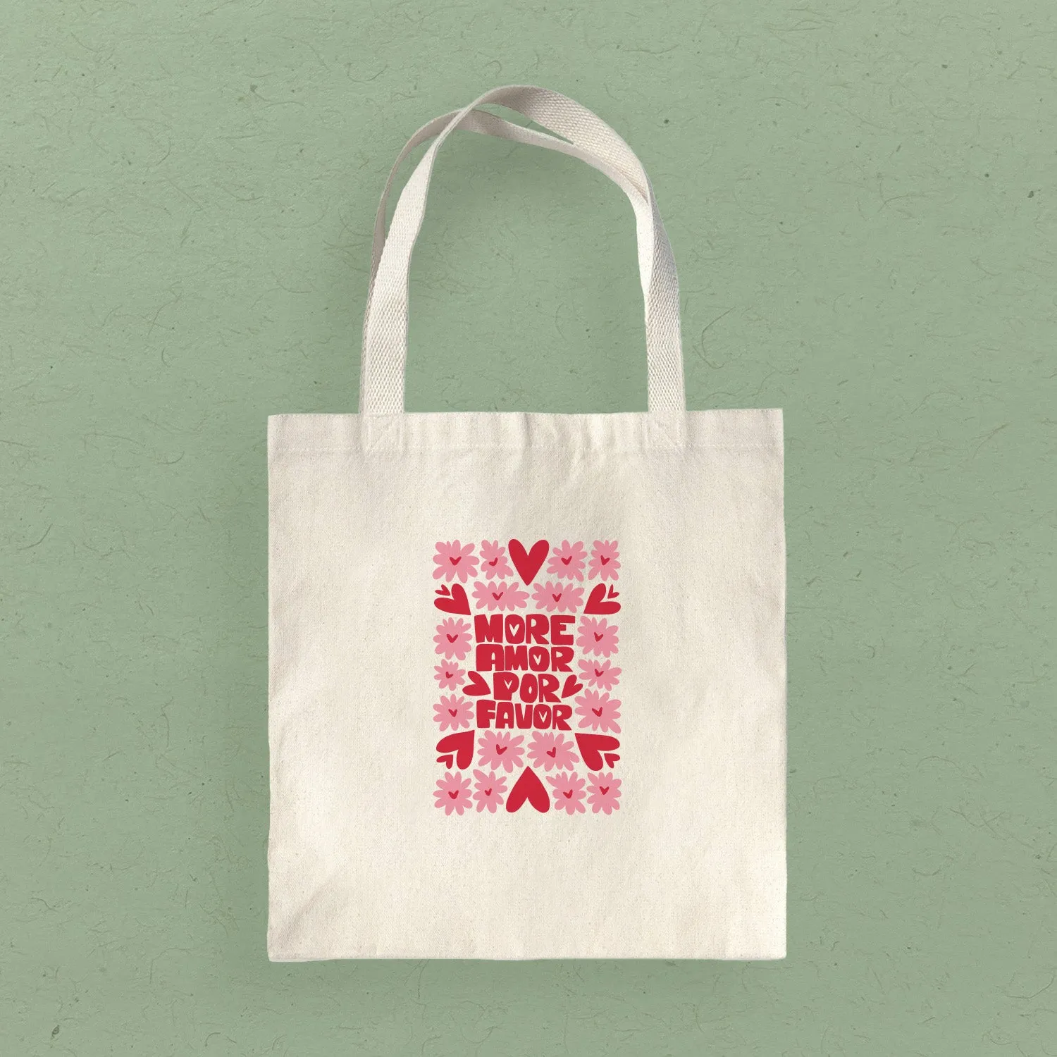 More Amor - Valentine's Canvas Tote Bag
