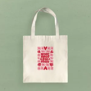 More Amor - Valentine's Canvas Tote Bag