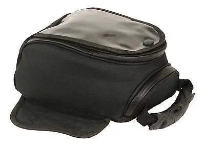 MOTORCYCLE SMALL MAGNETIC NYLON TANK BAGW/DOUBLE ACESS ZIPPERS WATERPROOF