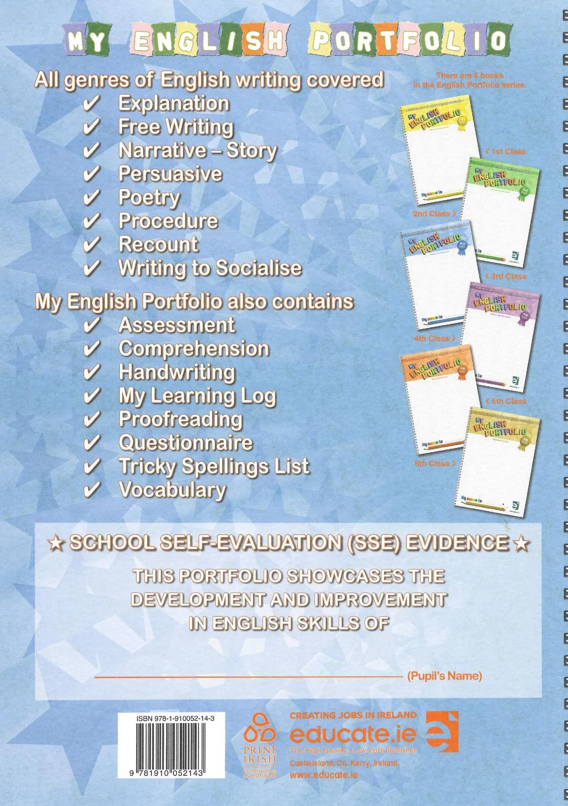 My English Portfolio - 3rd Class