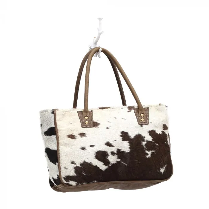 Myra Bag - Bucket Cowhide & Leather Bag