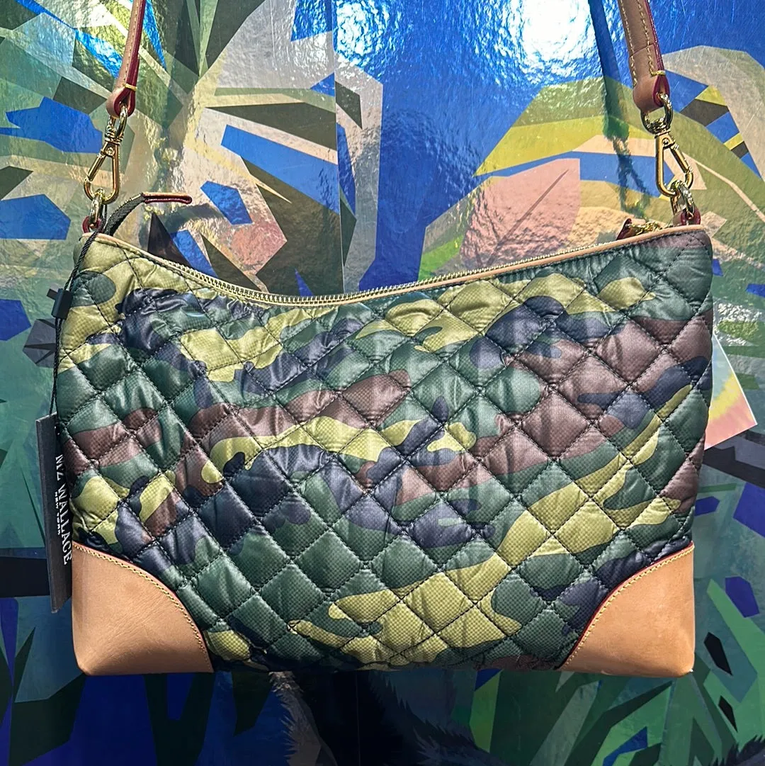 MZ WALLACE CAMO and TAN Medium Bag