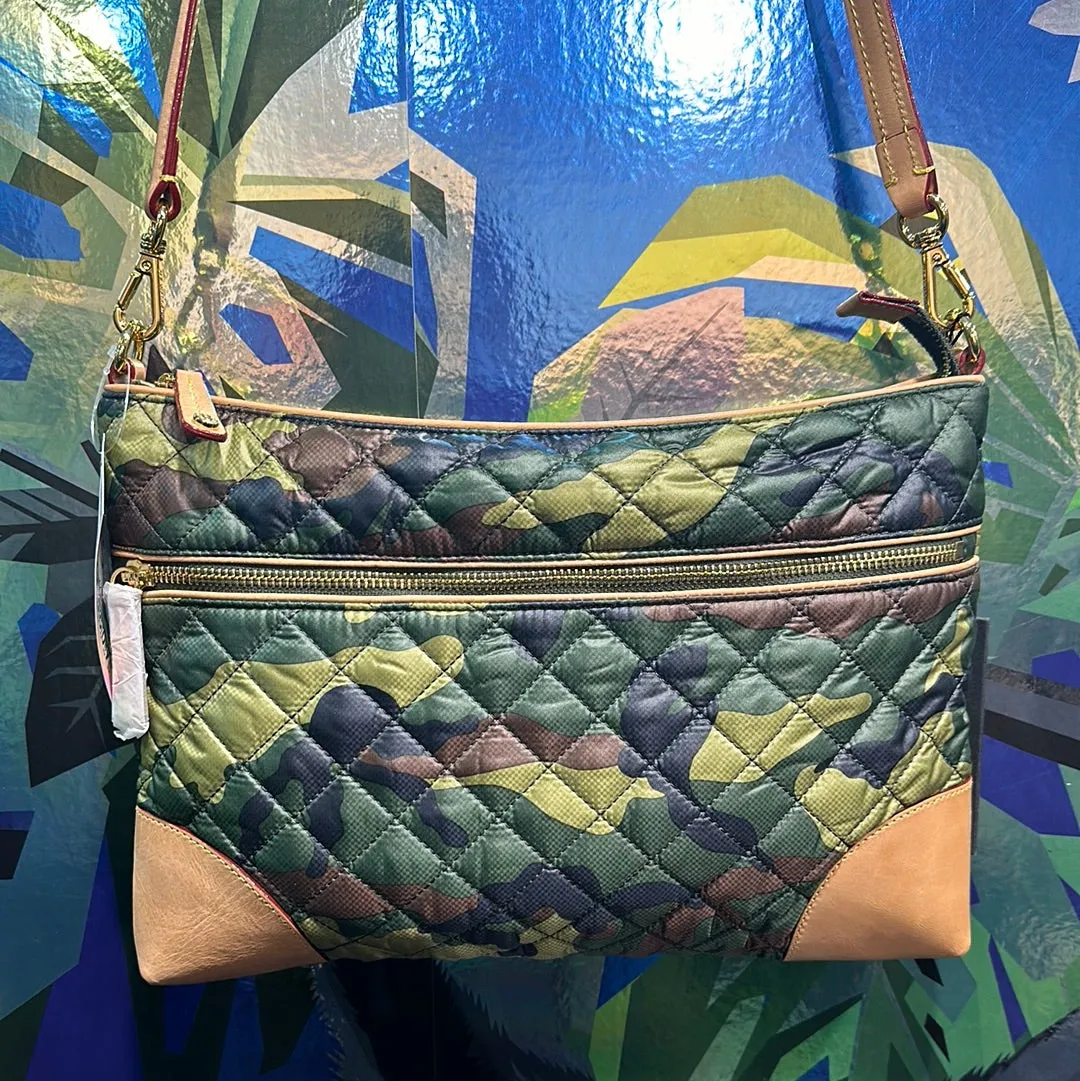 MZ WALLACE CAMO and TAN Medium Bag