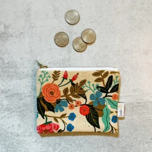 Natural Bouquet Small Zip - SECOND