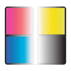 Neon Black Ombre Paseo Sticky Note