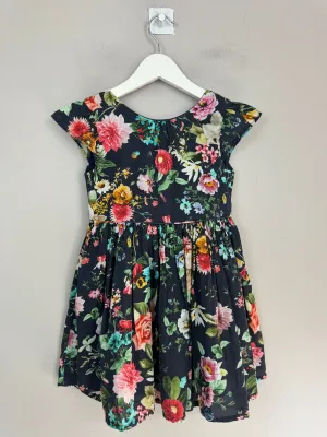 Next navy floral dress 5y