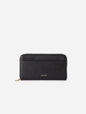 Noa Vegan Leather Wallet | Black