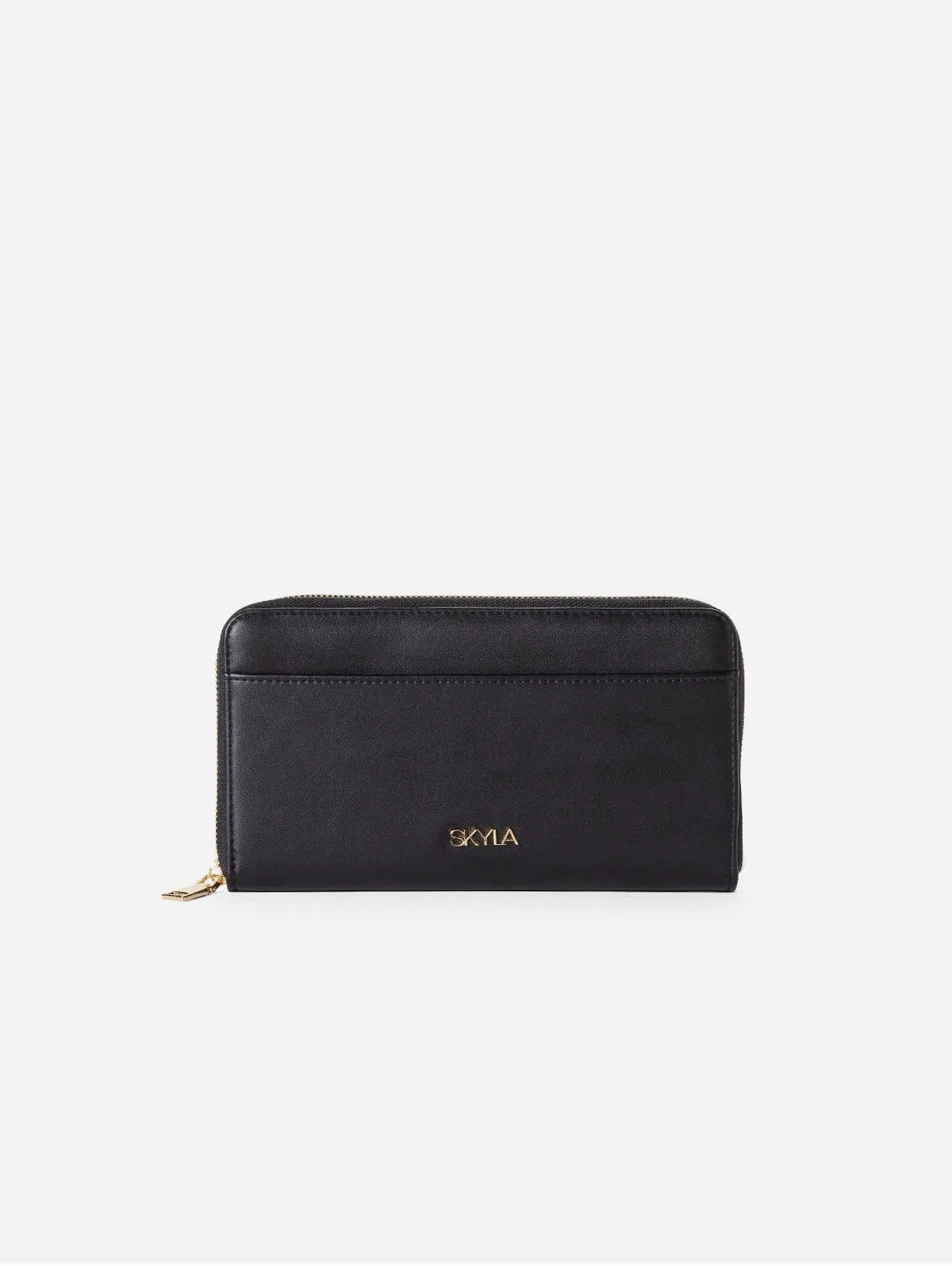 Noa Vegan Leather Wallet | Black