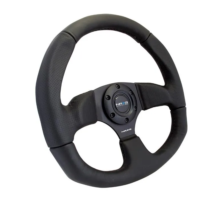 NRG RST-009R Leather Reinforced Racing Steering Wheel