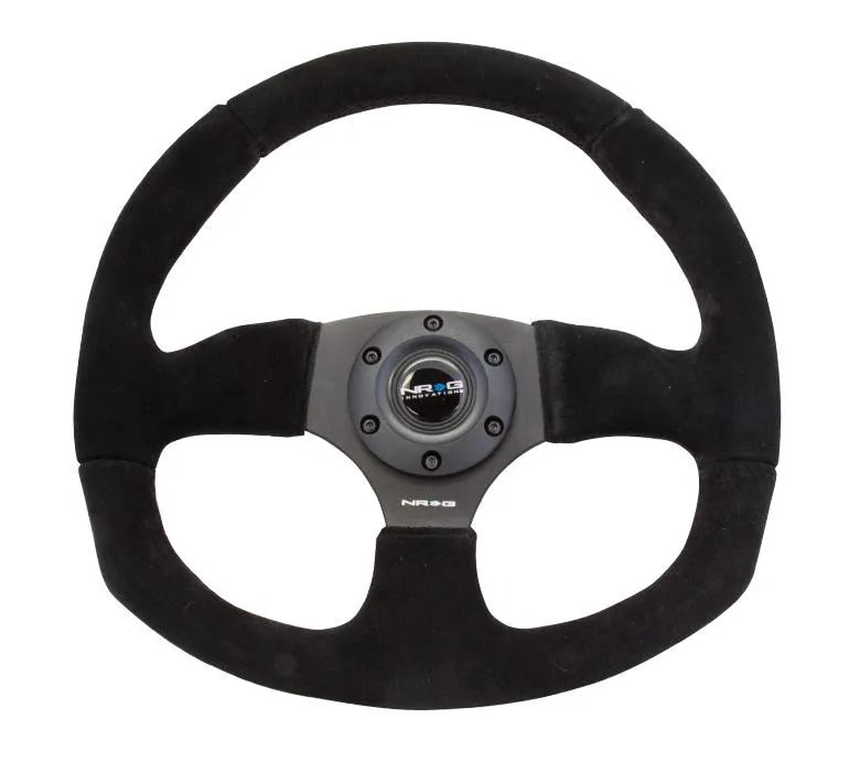 NRG RST-009S Suede Reinforced Racing Steering Wheel