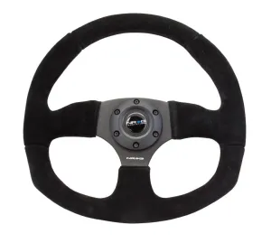 NRG RST-009S Suede Reinforced Racing Steering Wheel